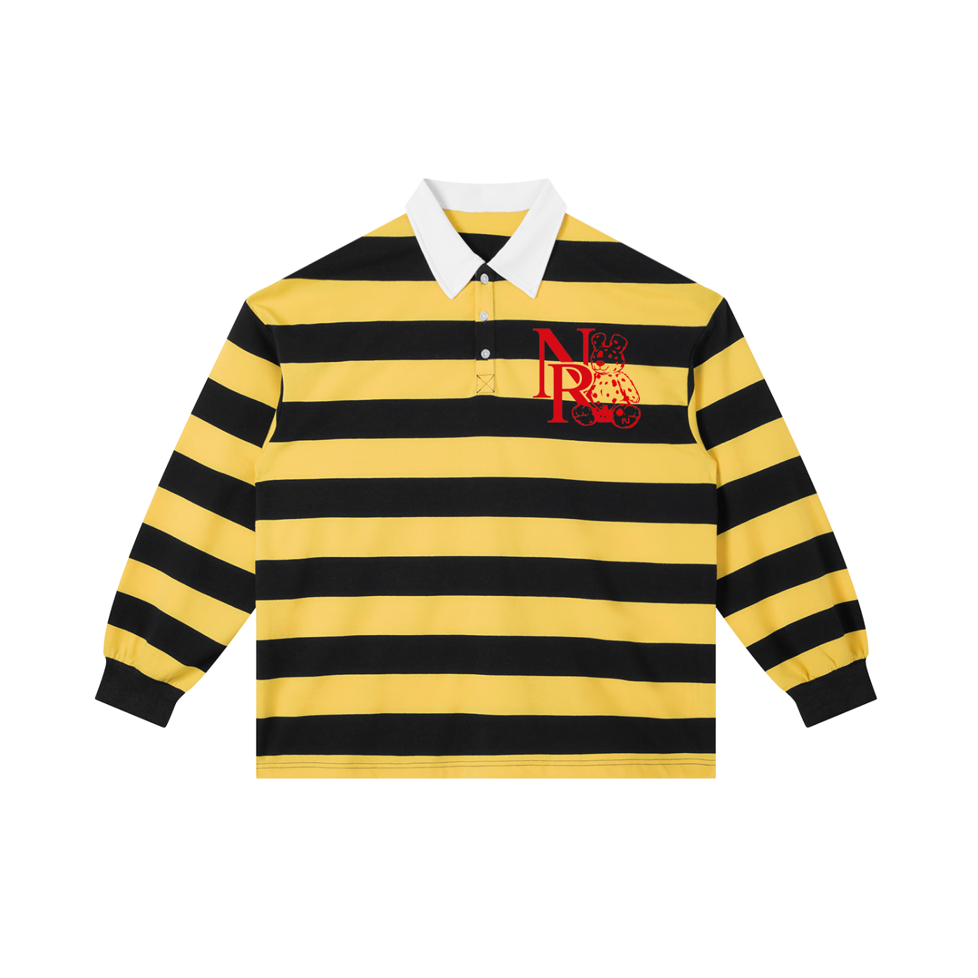 Color Block Stripe Polo Shirt