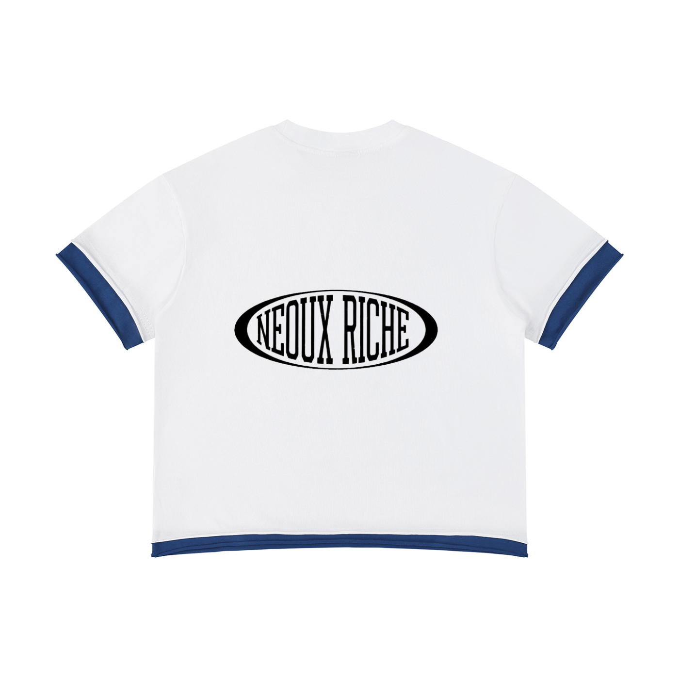 Unisex Boxy Color Block T-Shirt