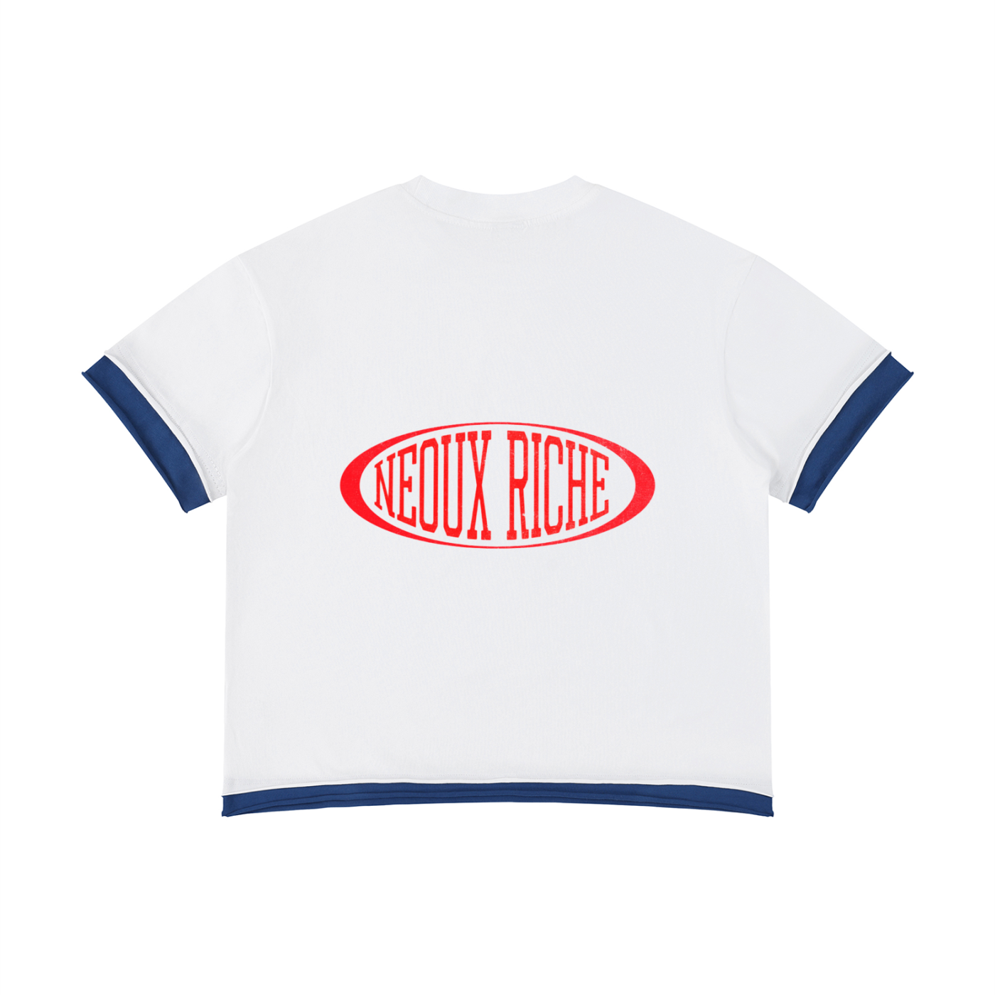 Unisex Boxy Color Block T-Shirt