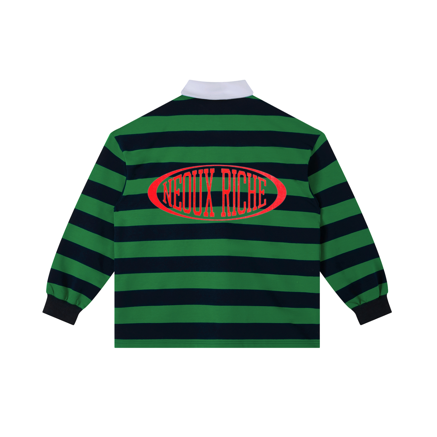 Color Block Stripe Polo Shirt